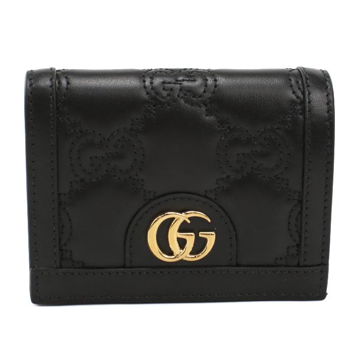GUCCI（グッチ） 二折財布小銭入付き 723786 UM8IG 1000 GG MATELASSE