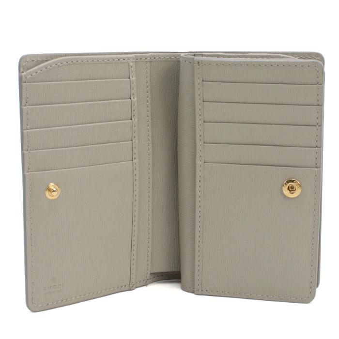 GUCCI（グッチ） P10倍 GUCCI SCRIPT 二つ折り財布 小銭入付き ジップ