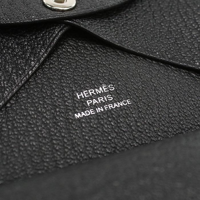 HERMES（エルメス） 名刺入れ カルヴィ デュオ シェーブルミゾール