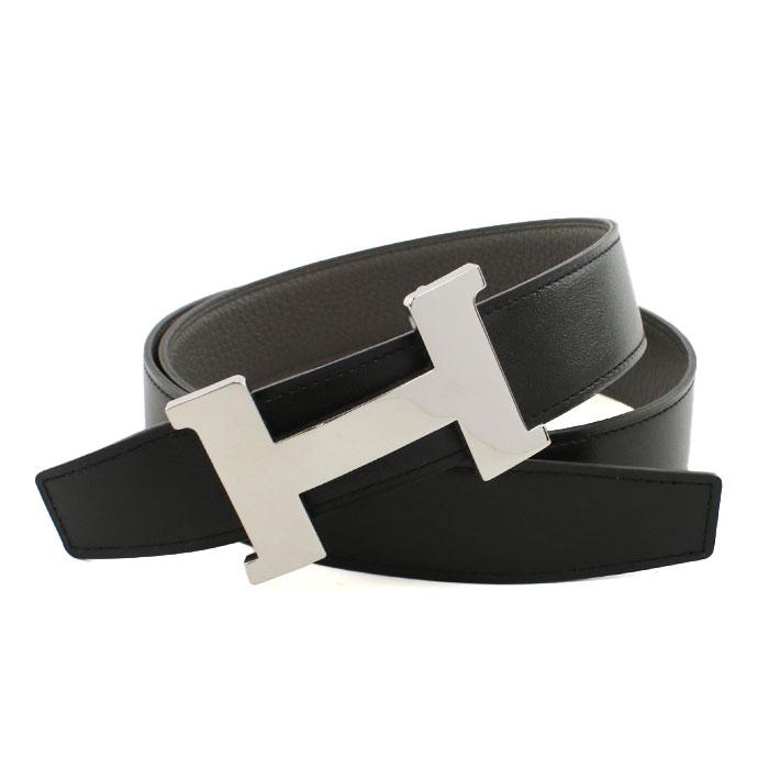 HERMES エルメス ベルト NOIR-GREY メンズ ブラック HERMES（エルメス） ベルト NOIR-GREY メンズ ブラック : ビッグヒット