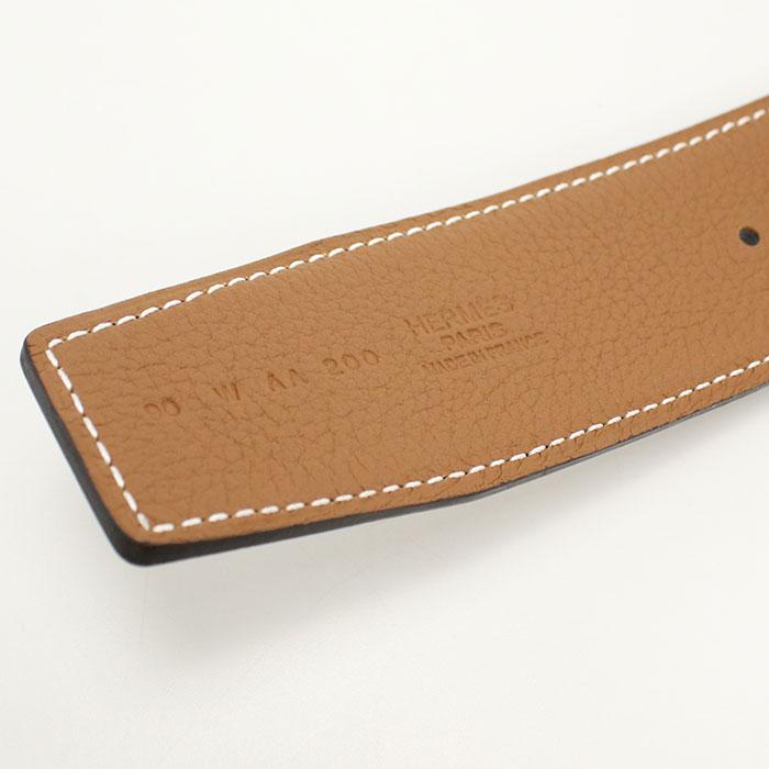 HERMES（エルメス） ベルト コンスタンス BOXカーフ-トゴ NOIR-GOLD W