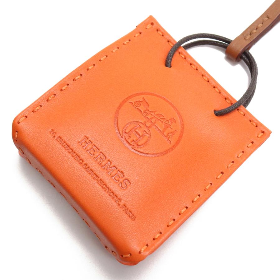 HERMES（エルメス） バッグチャーム サックオランジュ アニューミロ