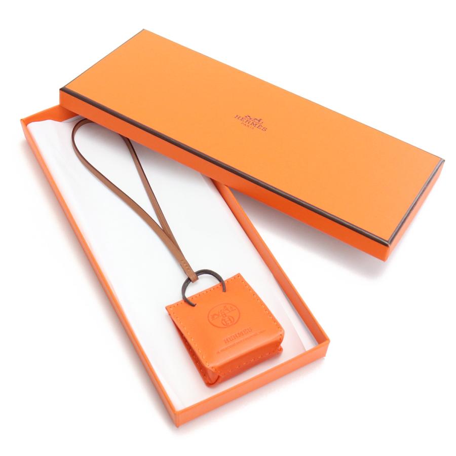 HERMES（エルメス） バッグチャーム サックオランジュ アニューミロ