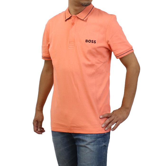 【新品】ヒューゴ・ボス HUGO BOSS  メンズ ロゴ ポロシャツ ゴルフ 50512892　10259002　649 オレンジ系 golf-01 HUGO BOSS（ヒューゴ・ボス） メンズ ロゴ ポロシャツ ゴルフ 50512892