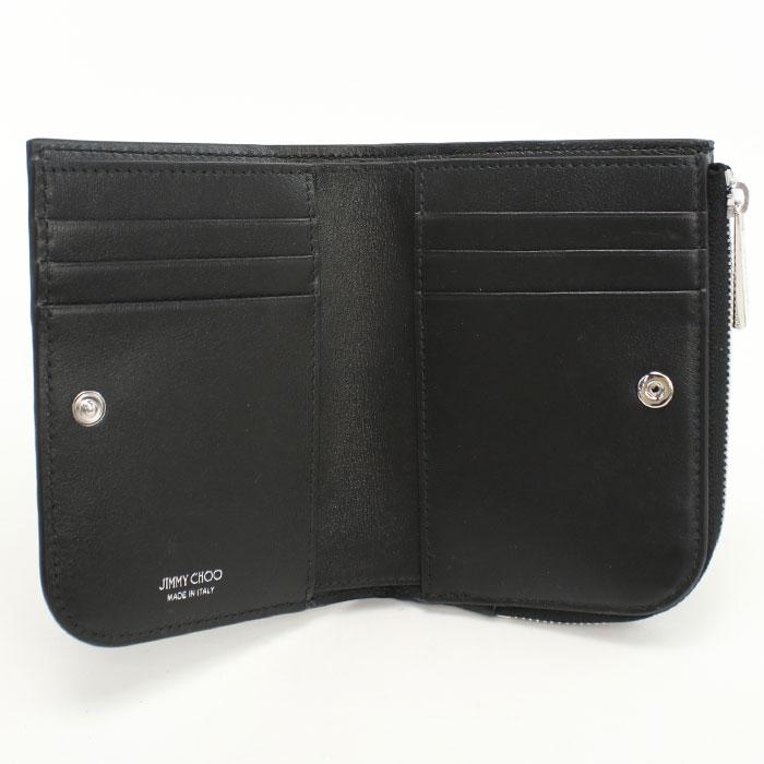 JIMMY CHOO（ジミーチュウ） 二つ折り財布 小銭入付き COMPACT ZIP