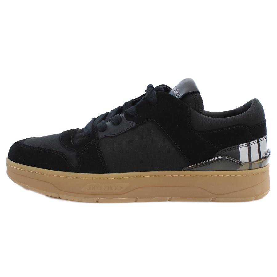 【父の日】JIMMY CHOO ジミーチュウ スニーカー FLORENT-M NVT 231 X BLACK-HONEY メンズ ブラック 爆買の画像