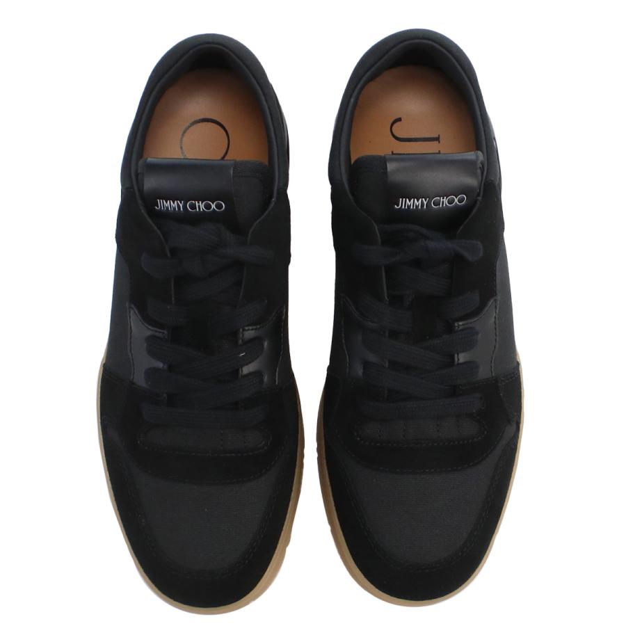 【父の日】JIMMY CHOO ジミーチュウ スニーカー FLORENT-M NVT 231 X BLACK-HONEY メンズ ブラック 爆買の画像