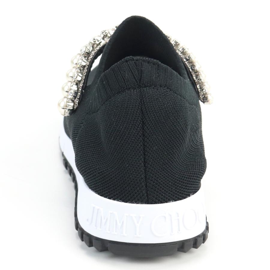 JIMMY CHOO ジミーチュウ スニーカー VERONA BQT BLACK-WHITE レディース ブラック 爆買の画像