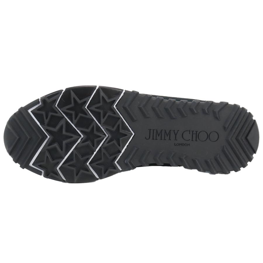 JIMMY CHOO ジミーチュウ スニーカー VERONA BQT BLACK-WHITE レディース ブラック 爆買の画像