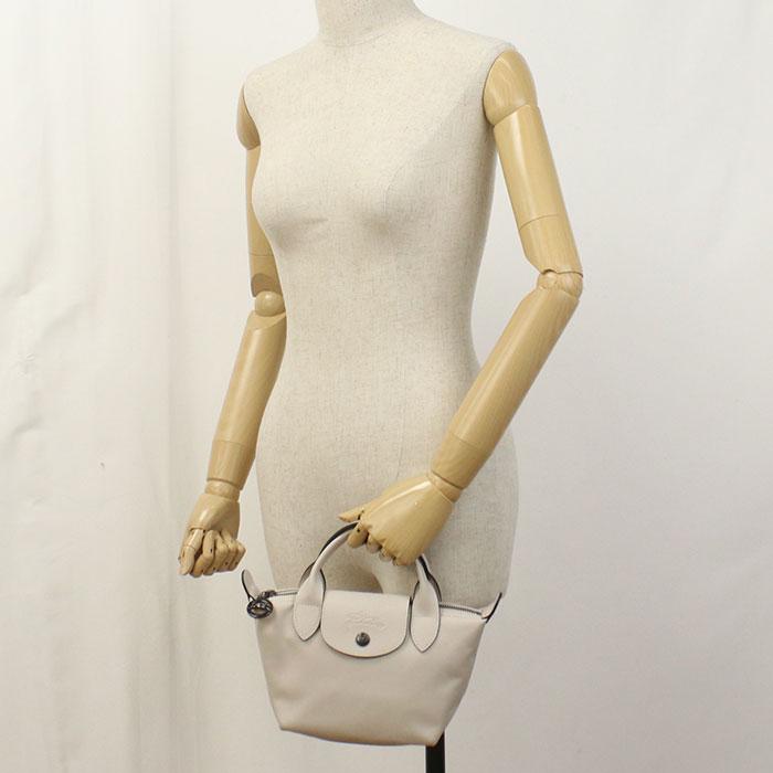 Longchamp ロンシャン ル プリアージュ エクストラ XS ハンドバッグ 1500 987 555 レディース ベージュ 爆買の画像