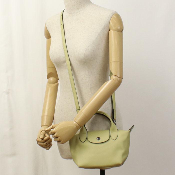Longchamp ロンシャン ル プリアージュ エクストラ XS  ハンドバッグ 1500 987 244 レディース イエロー 爆買の画像