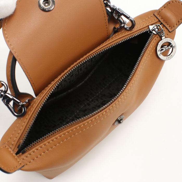 Longchamp ロンシャン ショルダーバッグ ル プリアージュ エクストラ ポーチ 34205 987 M19 レディース ブラウン 爆買の画像