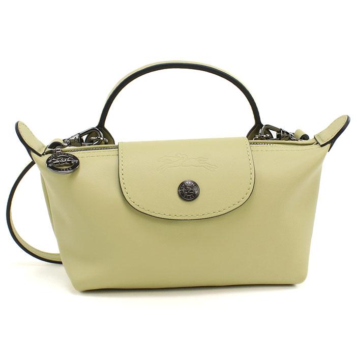 Longchamp ロンシャン ショルダーバッグ ル プリアージュ エクストラ ポーチ 34205 987 244 レディース イエロー 爆買の画像