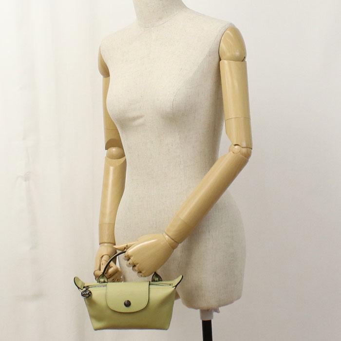 Longchamp ロンシャン ショルダーバッグ ル プリアージュ エクストラ ポーチ 34205 987 244 レディース イエロー 爆買の画像