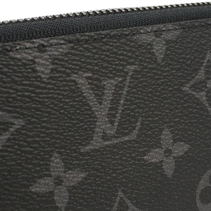 LOUIS VUITTON ルイヴィトン 長財布 ラウンドファスナー M11611 エクリプス メンズ グレーの画像