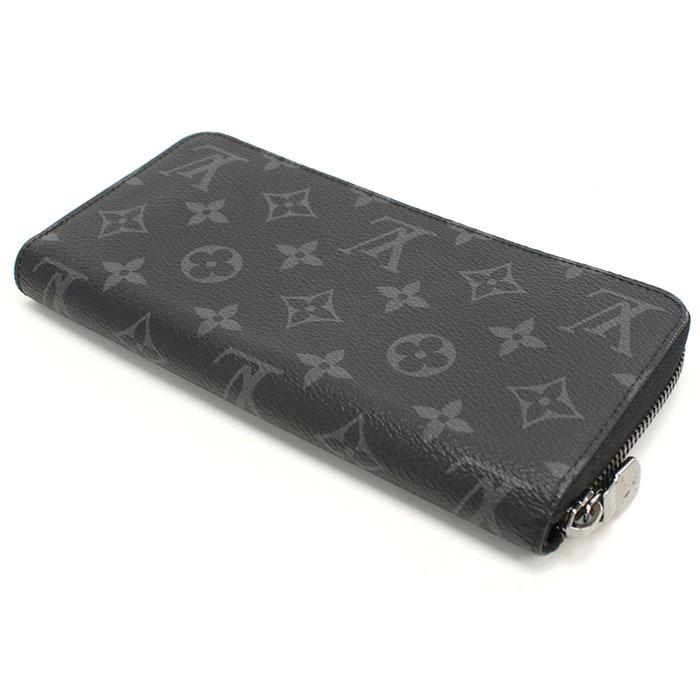 LOUIS VUITTON ルイヴィトン 長財布 ラウンドファスナー M11611 エクリプス メンズ グレーの画像