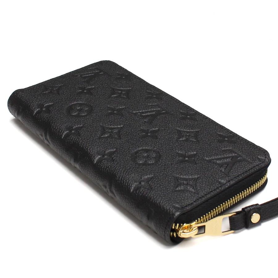 LOUIS VUITTON ルイヴィトン 長財布ラウンドファスナー M61864 アンプラント レディース ブラック 爆買の画像