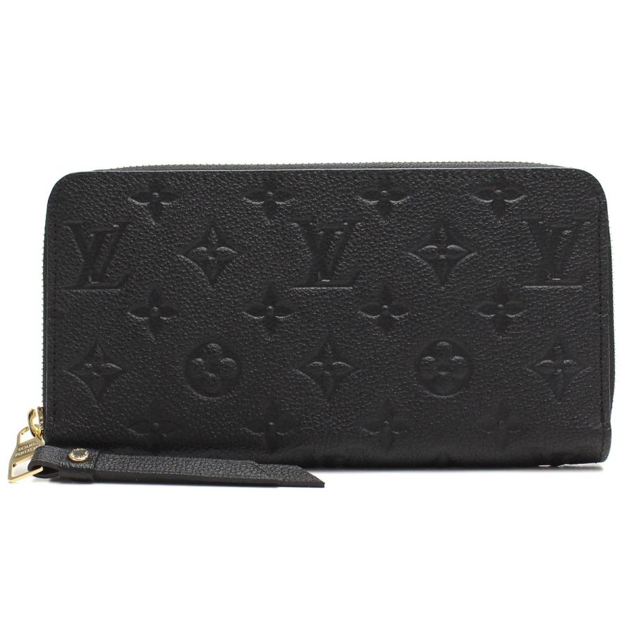 LOUIS VUITTON ルイヴィトン 長財布ラウンドファスナー M61864 アンプラント レディース ブラック 爆買の画像