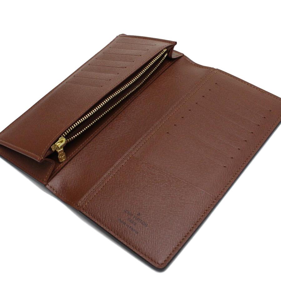LOUIS VUITTON ルイヴィトン 二つ折り長財布 小銭入付き M66540 モノグラム メンズ ブラウンの画像