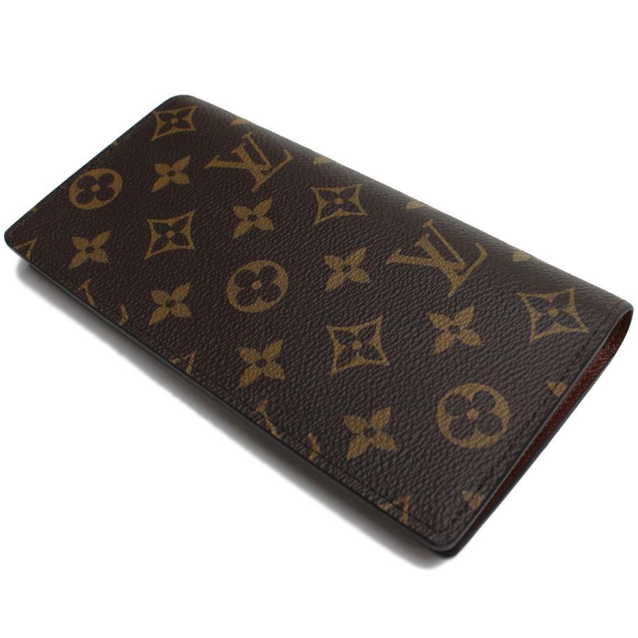 LOUIS VUITTON ルイヴィトン 二つ折り長財布 小銭入付き M66540 モノグラム メンズ ブラウンの画像