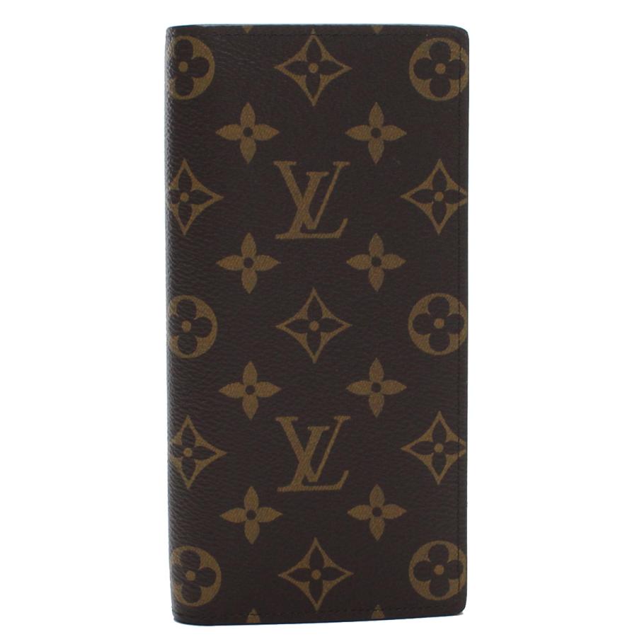 LOUIS VUITTON ルイヴィトン 二つ折り長財布 小銭入付き M66540 モノグラム メンズ ブラウンの画像