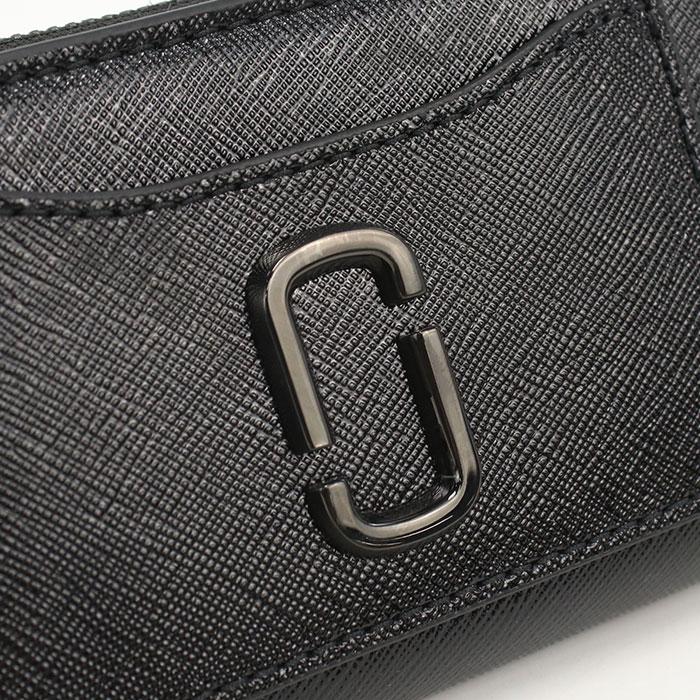 MARC JACOBS マークジェイコブス 二つ折り財布 小銭入付き 2F5SMP071S01 001 THE MEDIUM FLAT WALLET レディース ブラック MARC JACOBS（マーク・ジェイコブス） 二つ折り財布 小銭入付き