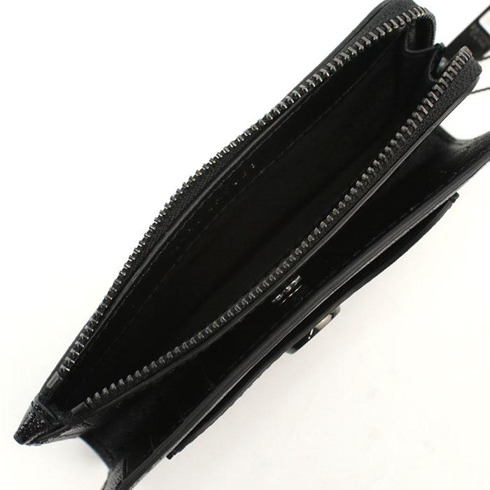 MARC JACOBS マークジェイコブス 二つ折り財布 小銭入付き 2F5SMP071S01 001 THE MEDIUM FLAT WALLET レディース ブラック MARC JACOBS（マーク・ジェイコブス） 二つ折り財布 小銭入付き