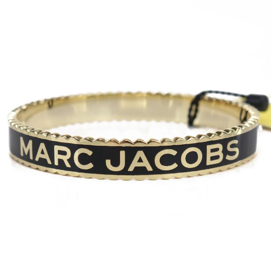 MARC JACOBS THE MEDALLION LG BANGLE バングル J105MT7PF22 001 BLACK-GOLD ブラック accessory-01  gif-04w 母の日｜bighit
