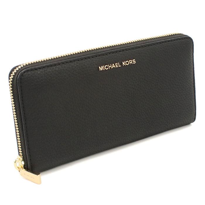 【新品未使用】MICHAEL KORS マイケルコース 長財布 黒 MICHAEL KORS（マイケルコース） 長財布ラウンドファスナー レディース