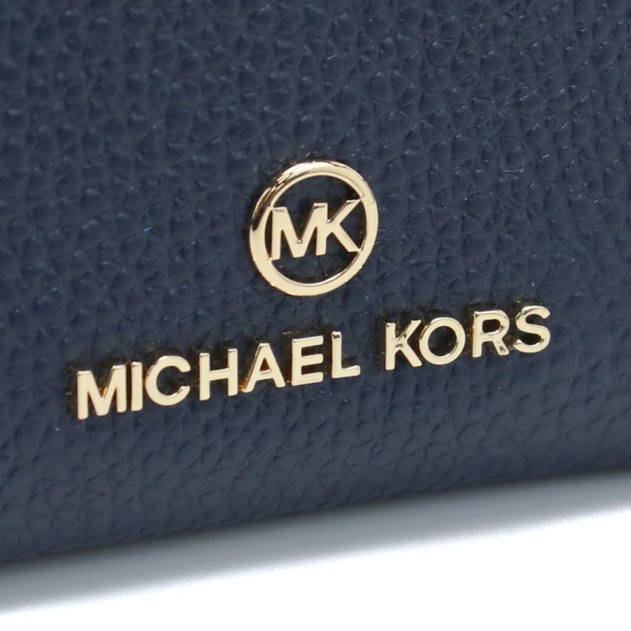 マイケルコース MICHAEL KORS JET SET CHARM 小銭入れ カードケース 34S1GT9Z1L　LEATHER　406 NAVY ネイビー系 new-02 母の日｜bighit｜02