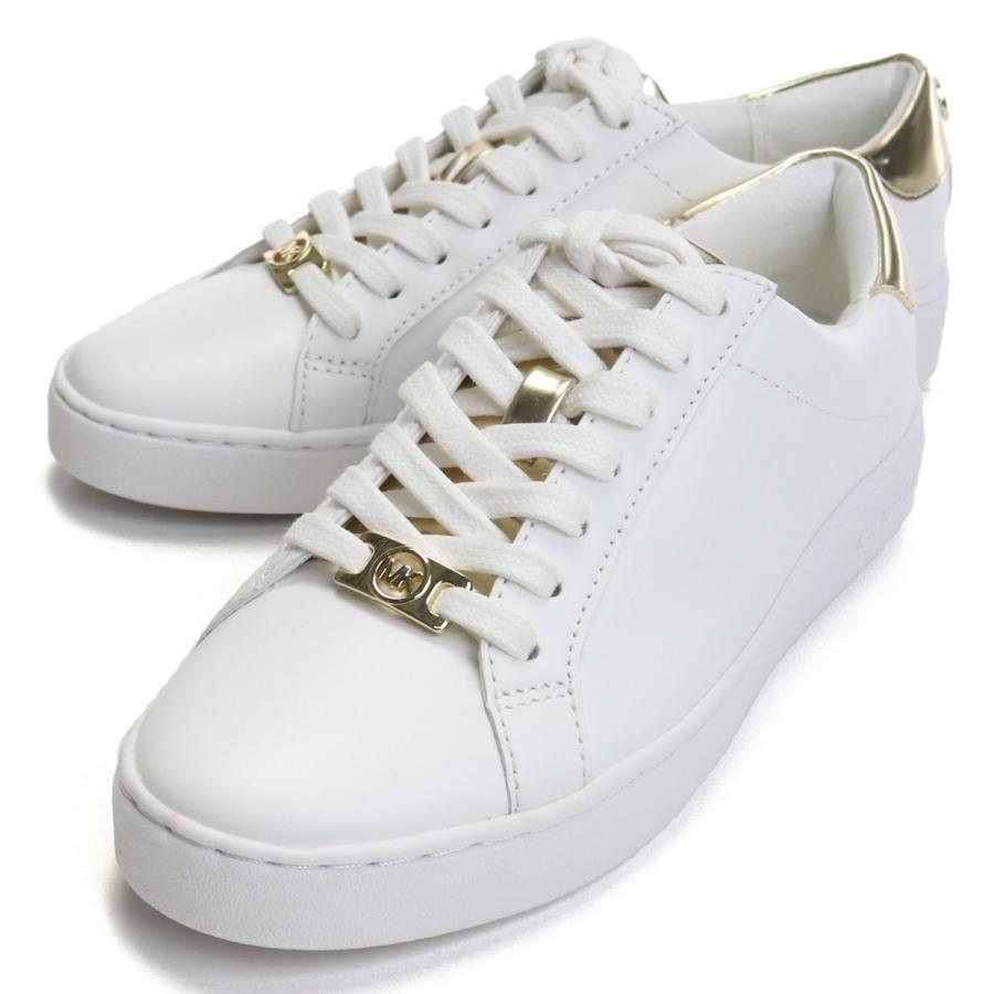 22SS新作 マイケルコース MICHAEL KORS IRVING レディーススニーカー 白 ブランド スニーカー おしゃれ 43S5IRFS2L　 751 OPT-PLGOLD ホワイト系 shoes-01 :mik43s5irfs2la:ビッグヒット Yahoo!店 - 通販 -
