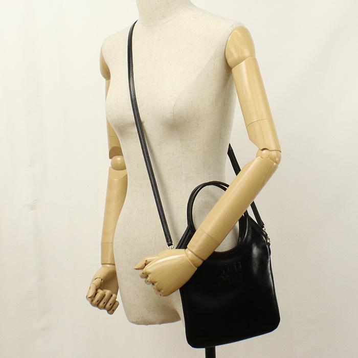 miu miu（ミュウミュウ） ハンドバッグ 5BA281 2IEO V OLI F0002