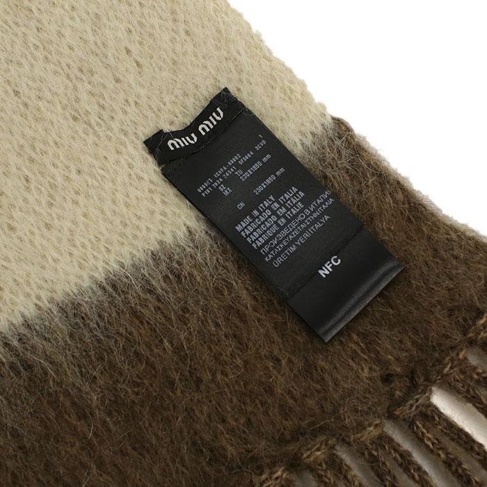 miu miu（ミュウミュウ） マフラー 5FS094 2CVD F04BD ユニセックス