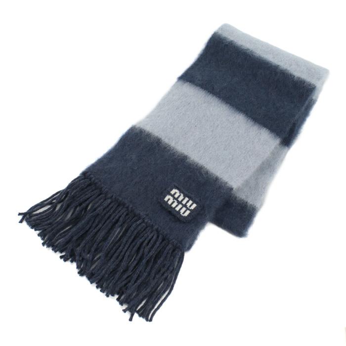 ミュウミュウ マフラー ユニセックス ブランド MIUMIU 5FS094 ブラウン 小物 miu miu（ミュウミュウ） マフラー 5FS094 2CVE F0WYH ユニセックス