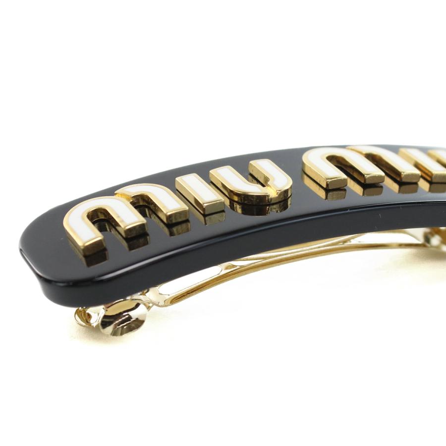 miumiu ヘアバレッタ 正規品 miu MIUMIU ミュウミュウ バレッタ 5JF082 2DNC レディース ヘア