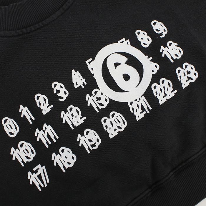 大人もOK！ MM6 Maison Margiela ナンバーロゴ スウェット MM6