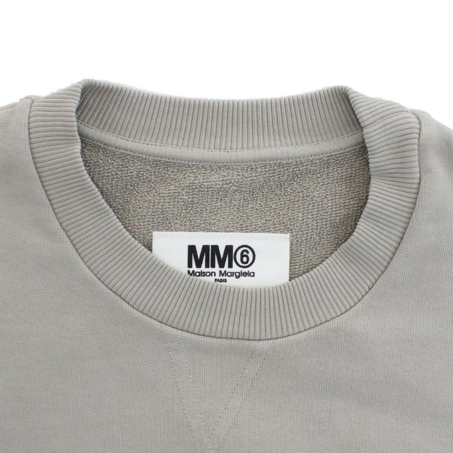 【新品】エムエムシックス MM6  レディース スウェット ブランド メゾンマルジェラ S62GU0078　S25564　803 グレー系 apparel-01 MM6 エムエムシックス レディース スウェット メゾンマルジェラ