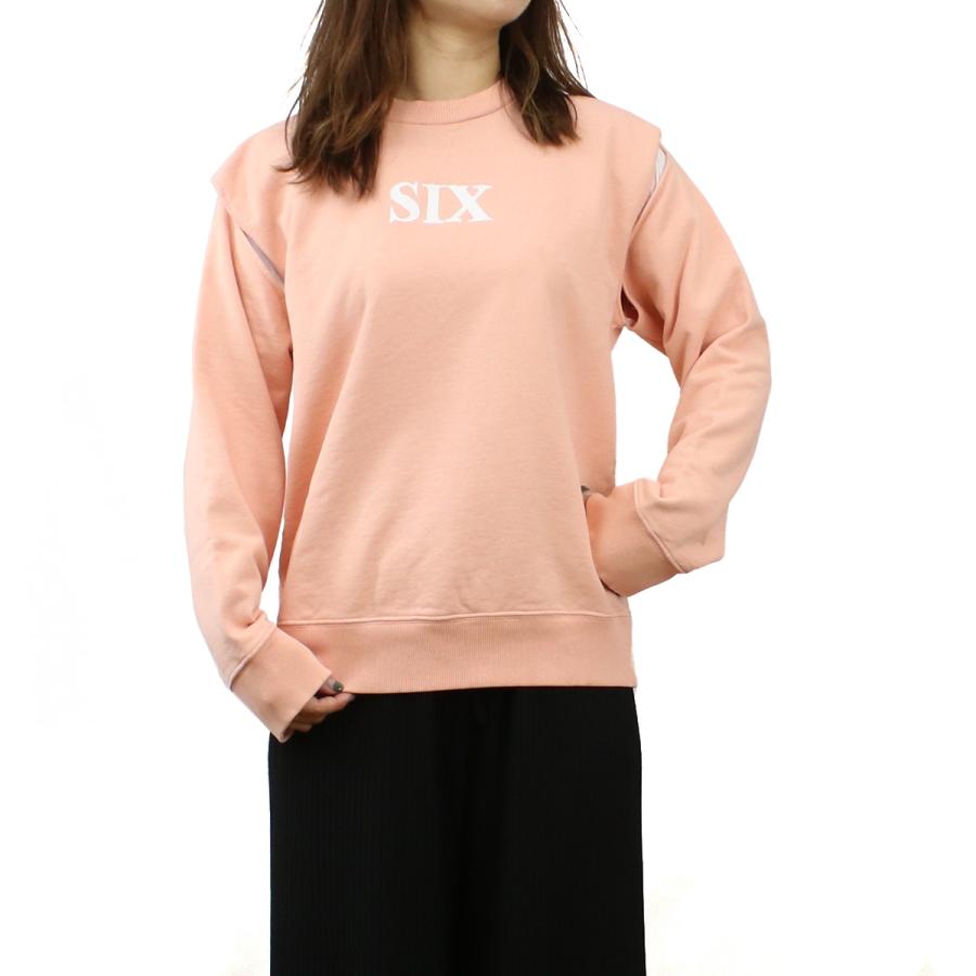 エムエムシックス スウェット レディース MM6 コットン100% イタリア S62GU0078 ピンク系 ファッション 選べるモデル MM6 エムエムシックス レディース スウェット メゾンマルジェラ