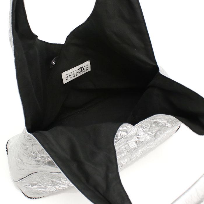 MM6 エムエムシックス ハンドバッグ Japanese ジャパニーズ SA5VL0019 P8875 H1145 レディース シルバー 爆買の画像