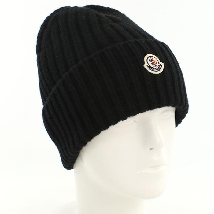 MONCLER モンクレール ニットキャップ 3B00035 M4281 999 レディース ブラック MONCLER（モンクレール） ニットキャップ 3B00035 M4281 999