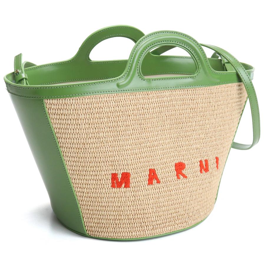 マルニ MARNI カゴバッグ ブランドバッグ レディース BMMP0068Q0 P3860 Z3O94 グリーン系 bag-01 kago