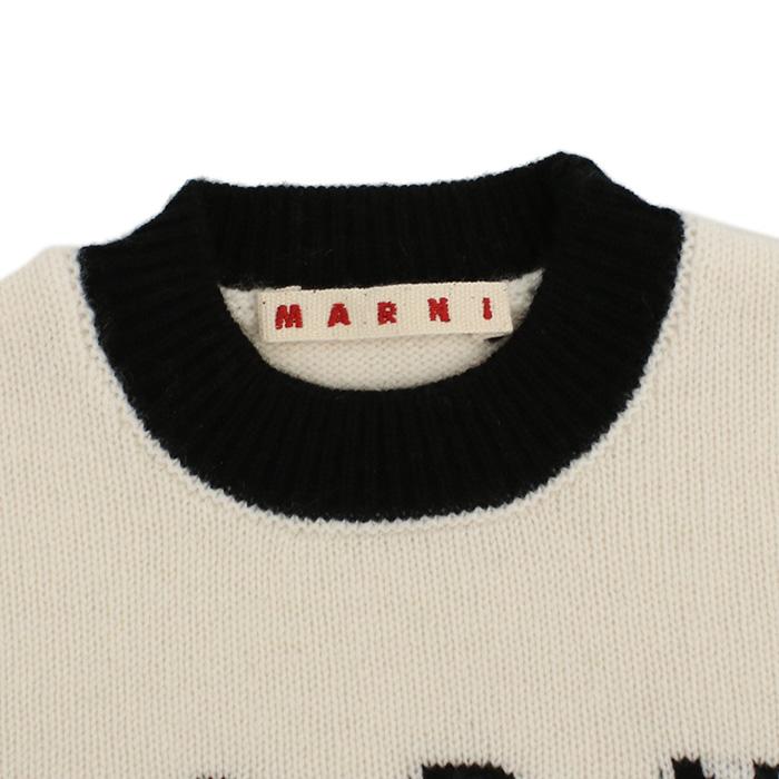 MARNI（マルニ） カラーブロック ニット セーター ロゴ キッズ 大人も