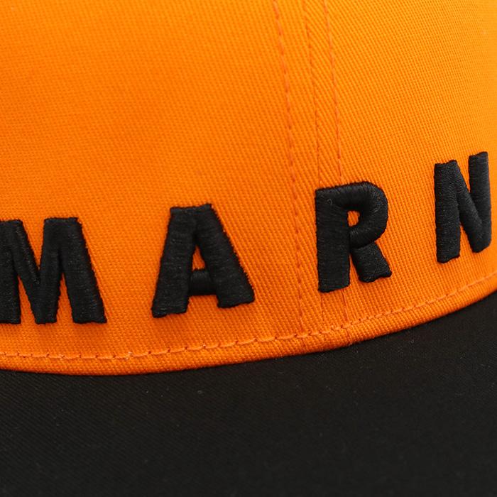 MARNI マルニ キャップ M01087 M00J2 0M429 キッズ オレンジ 爆買の画像