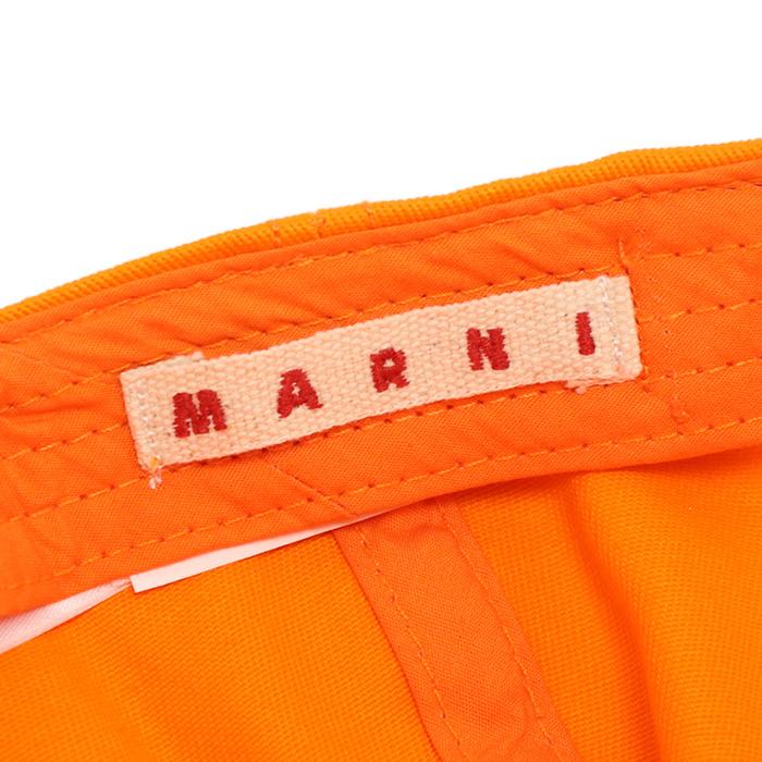MARNI マルニ キャップ M01087 M00J2 0M429 キッズ オレンジ 爆買の画像