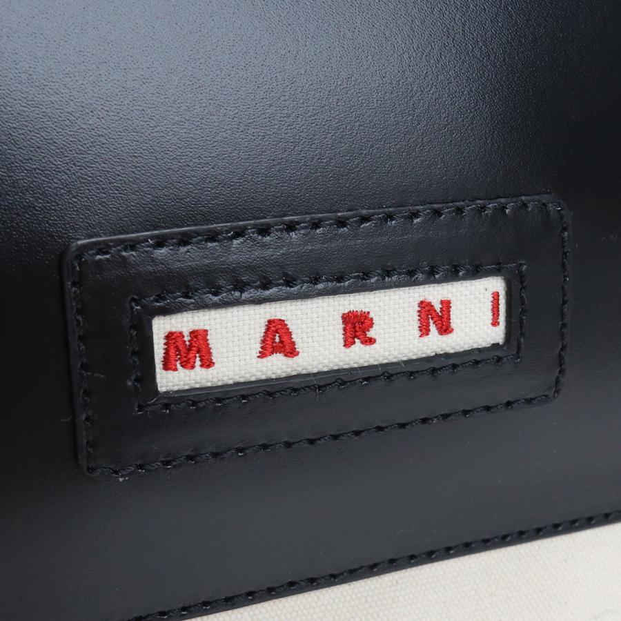 MARNI マルニ トートバッグ SHMP0068Q0 P2994 ZN015 レディース ブラック ホワイト 爆買の画像