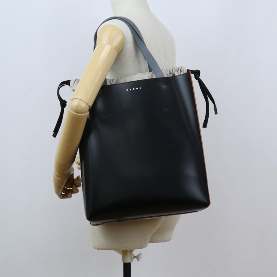 MARNI マルニ トートバッグ SHMPV02Y02 P4400 Z3O19 レディース ブラック 爆買の画像