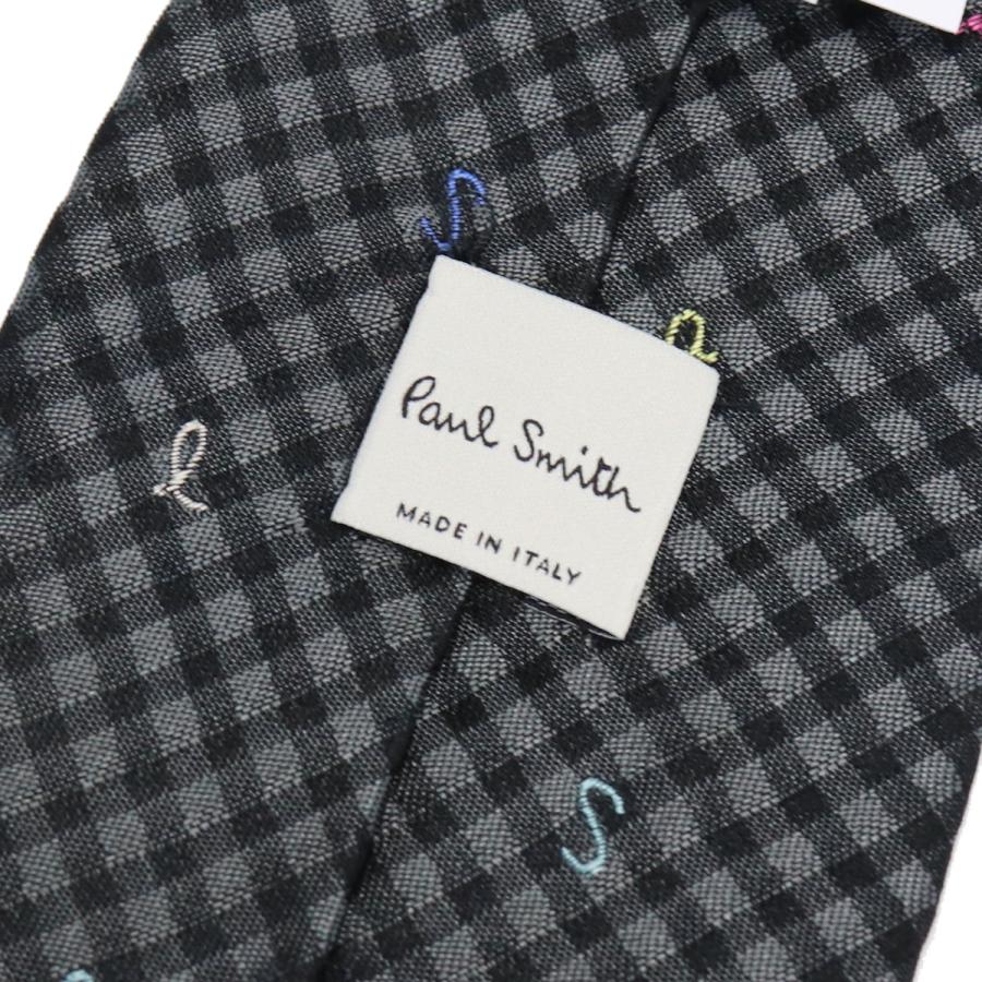 Paul Smith ポールスミス ネクタイ M1A0TIEX HLU01 79 メンズ ブラック Paul Smith（ポール・スミス） ネクタイ M1A0TIEX HLU01 79 メンズ