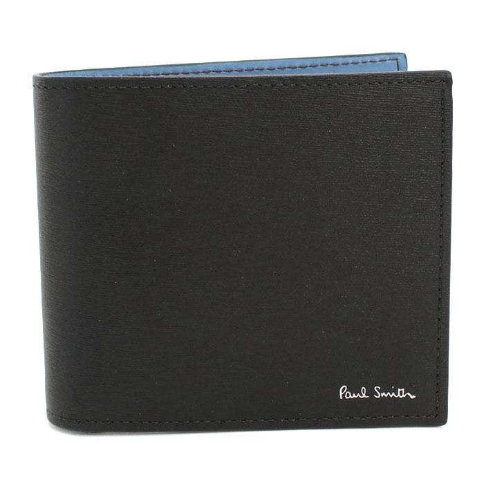 Paul Smith ポールスミス 二折財布 M1A4832 WSTRGS 79 メンズ ブラック Paul Smith（ポール・スミス） 二折財布 M1A4832 WSTRGS 79 メンズ