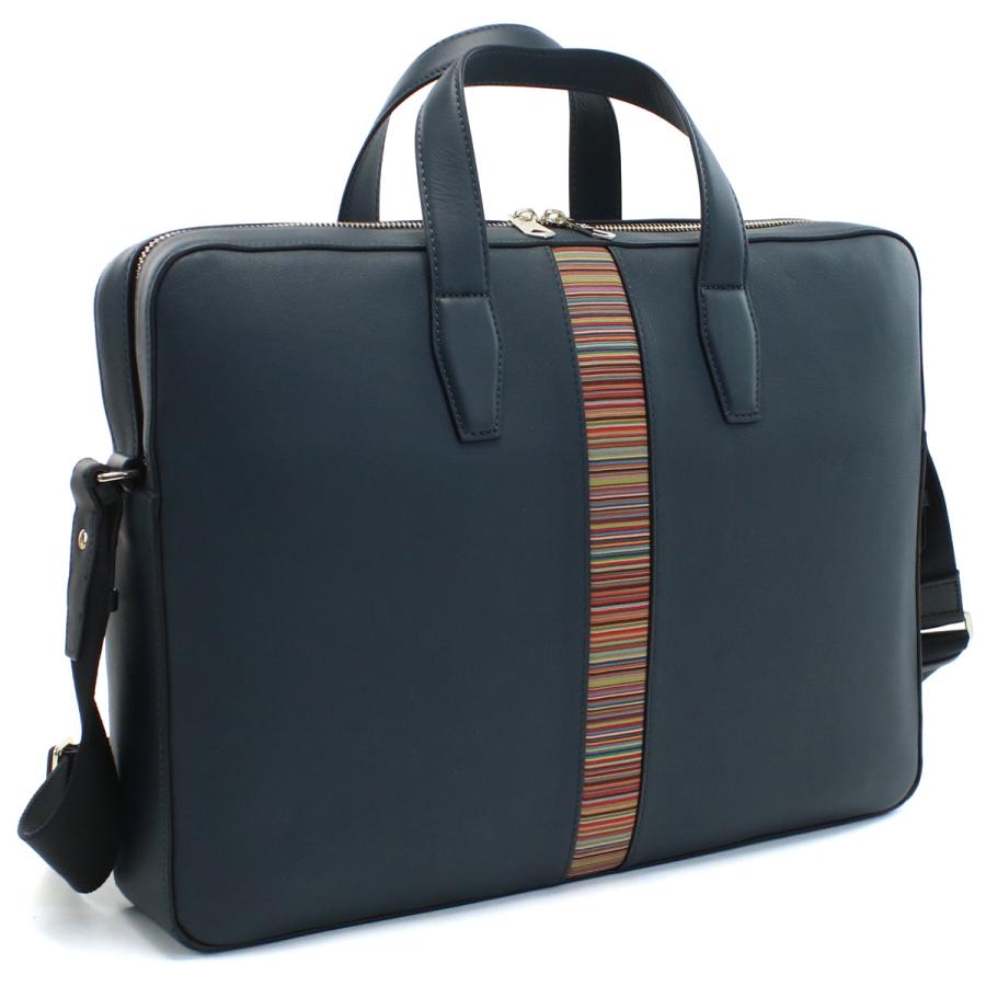 Paul Smith ポールスミス ブリーフケース M1A6603 BMULTI 43 メンズ ネイビー