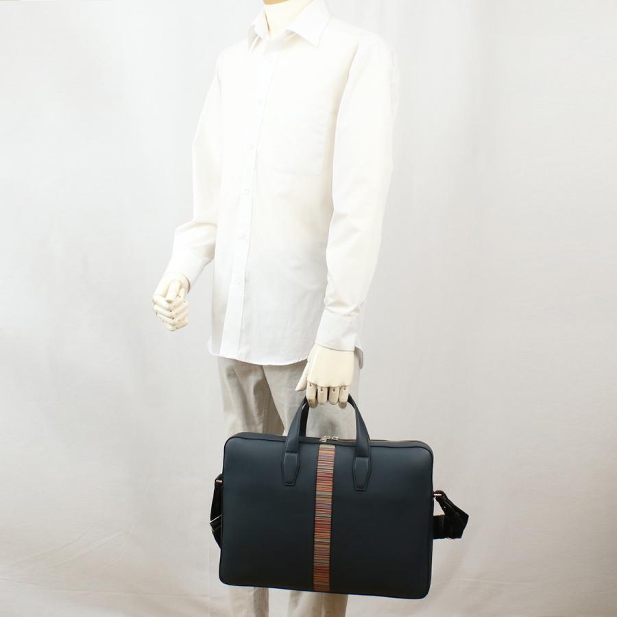 Paul Smith ポールスミス ブリーフケース M1A6603 BMULTI 43 メンズ ネイビー Paul Smith（ポール・スミス） ブリーフケース M1A6603 BMULTI 43